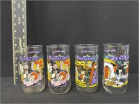 Group of Vintage Flintstones Glasses