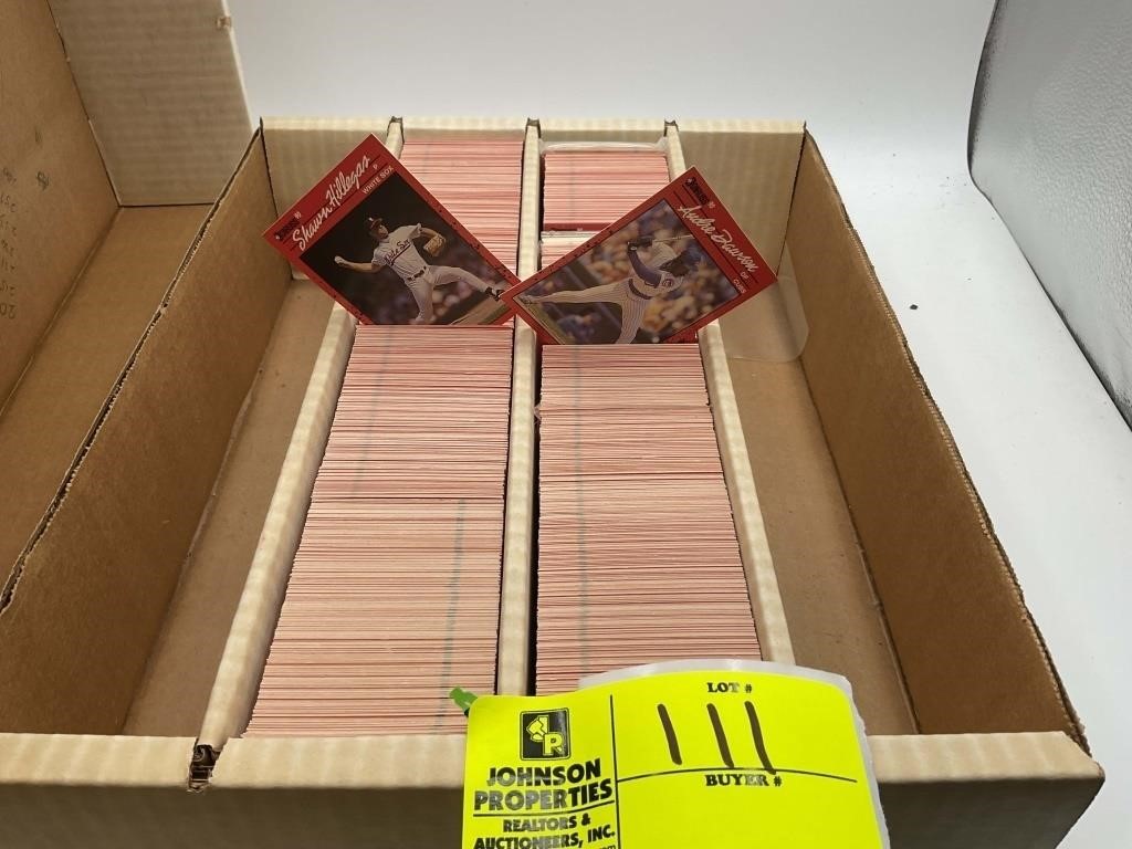 1990 BASEBALL DONRUSS, TWO ROWS