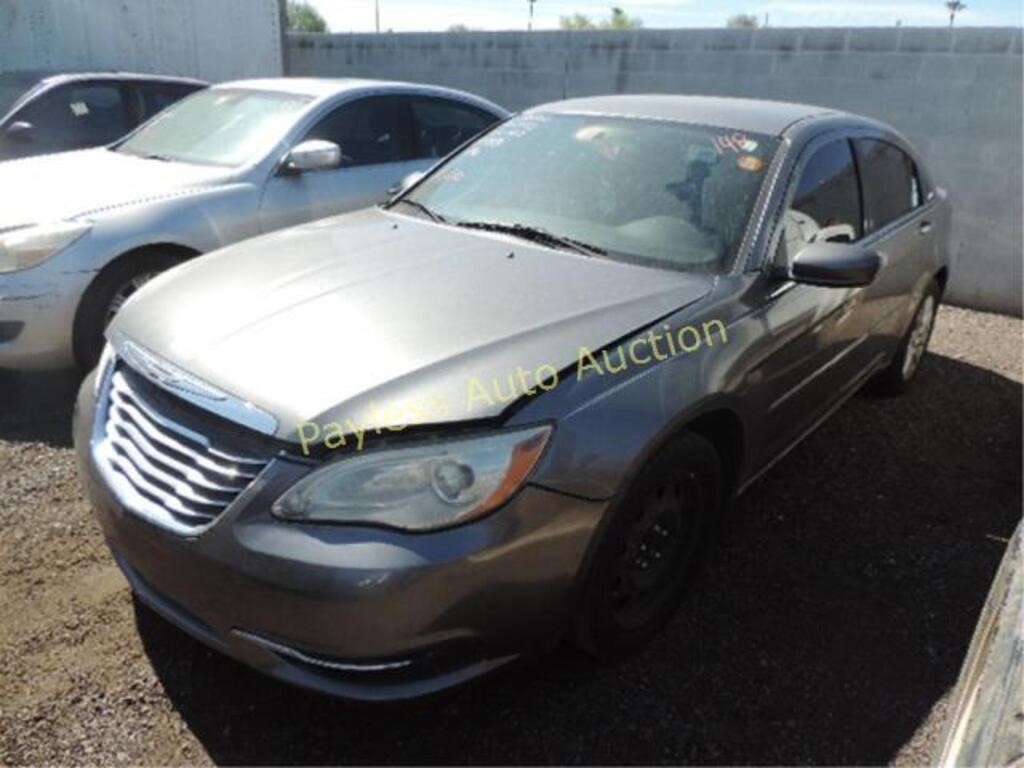 2012 Chrysler 200 1C3CCBAB5CN205390 Gray