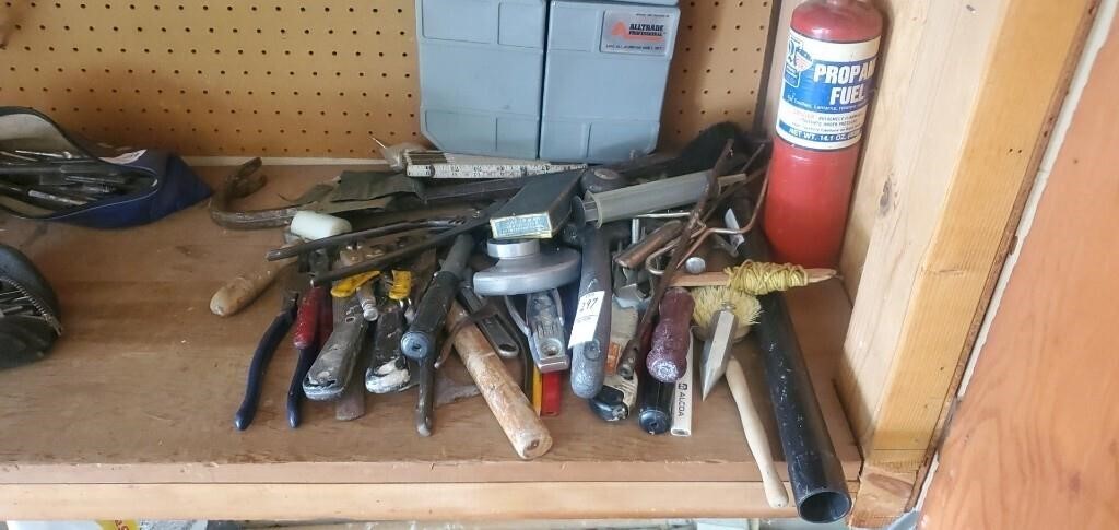 Lot of assorted tools.