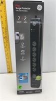 NEW GE PRO SURGE PROTECTOR W/ USB CHARGING