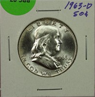 1963-D Franklin Half Dollar Gem BU