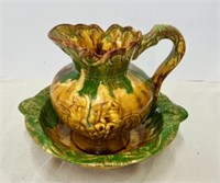 Decorative Pitcher and Washing Bowl