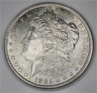1885 P BU Morgan Silver Dollar