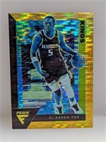 2020-21 Panini Flux Prizm Gold De'Aaron Fox #151