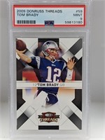 2008 Donruss Threads Tom Brady 59 PSA 9