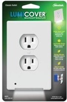 Westek LumiCover Duplex Nightlight Wall Plate 1Pk