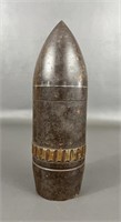 75mm Sherman Tank Shell Copper Band Inert