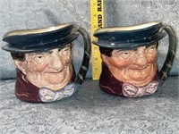 (E) Two Royal Doulton small character jug TONY