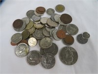 BAG ASSORTED WORLD COINS