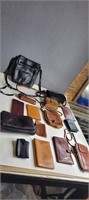 LOT OF VINTAGE LEATHER BAGS