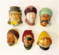 Collection of Bossons Face Wall Decor