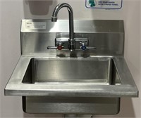 Stainless Wall Mount Sink 18in x 14.5in x 7in