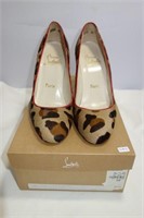 CHRISTIAN LOUBOUTIN LADIES LEOPARD PRINT SHOES -