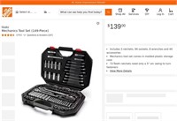 C1334  Husky Mechanics Tool Set (149-Piece)