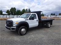2015 Ford F550 12' S/A Dump Truck