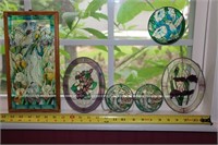 Stained Glass Angel & Sun Catchers