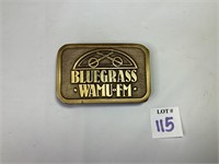 Bluegrass WAMU FM Belt Buckle