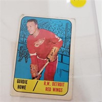 Gordie Howe Topps hockey card 1967-68