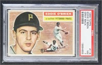 Eddie O'Brien 1956 Topps #116 Grey Back Baseball C