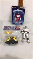 Vintage power Rangers lot.  2 are new in package.