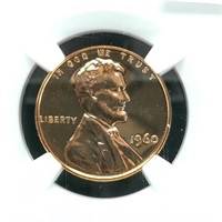 1960 LARGE DATE PENNY 1C PF67RD NGC