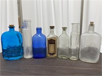 7 Old Glass Bottles