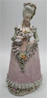 Vintage Cordey Porcelain Lady Statue #4071