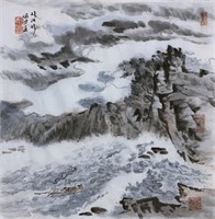 Chinese Ink Color Painting