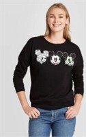 Women's Disney Mickey Graphic Sweatshirt - Black L