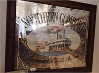 Southern comfort advertising mirror