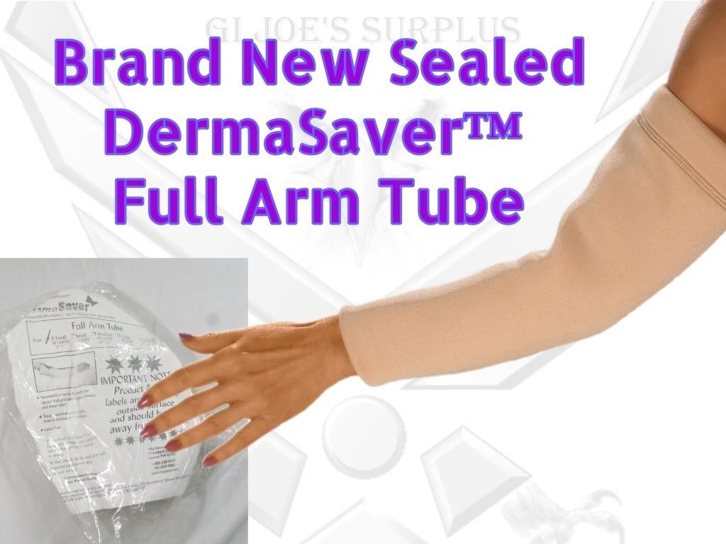 Brand New Derma Saver™ Full Arm Tube Sleeve XS C3