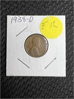 1938-D Wheat Penny