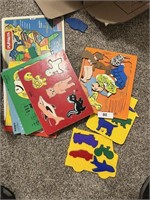 Several Wood Puzzles