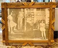 Old Framed Photo Print