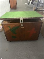 Wood box with Ammunition