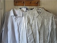 Men's Long Sleeve Dress Shirts -;Sizes 16/17 & XL