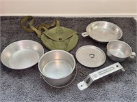 ANTIQUE BOY SCOUTS BSA COMPLETE CAMPING MESS KIT