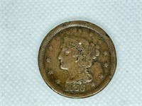 1856 Large One Cent Coin