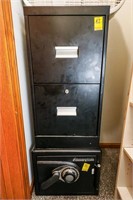2-Drawer File Cabinet and Safe