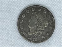 1829 Large 1 Cent Coin