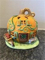 Partylite Pumpkin autumn votive candle house