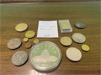 Assorted lot of Novelty Coins, Bars, Buillon**