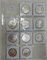 Page of 10 Silver Eagles 2 - 1994, 1996,