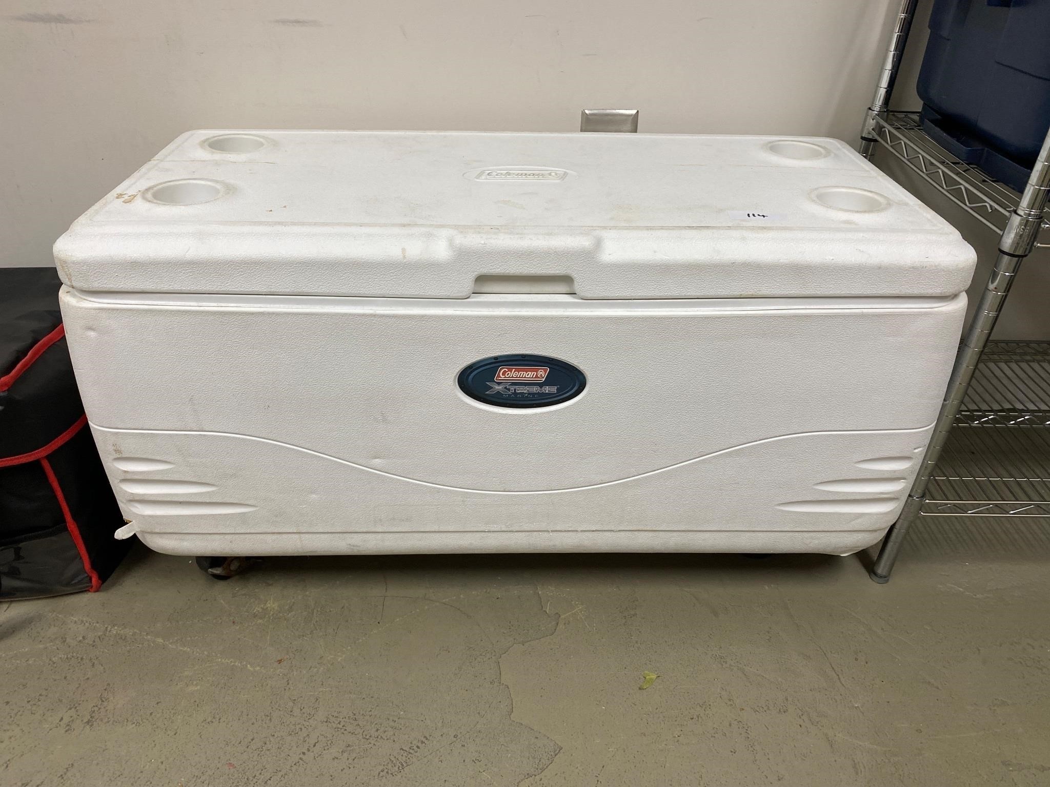 Coleman Xtreme Cooler on Casters