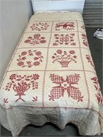 Antique Quilt Cross Stitched