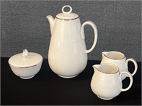 Noritake Ivory Montblanc Coffee Creamers Sugar