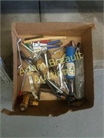 Assorted hydraulic Jack, torch and tools