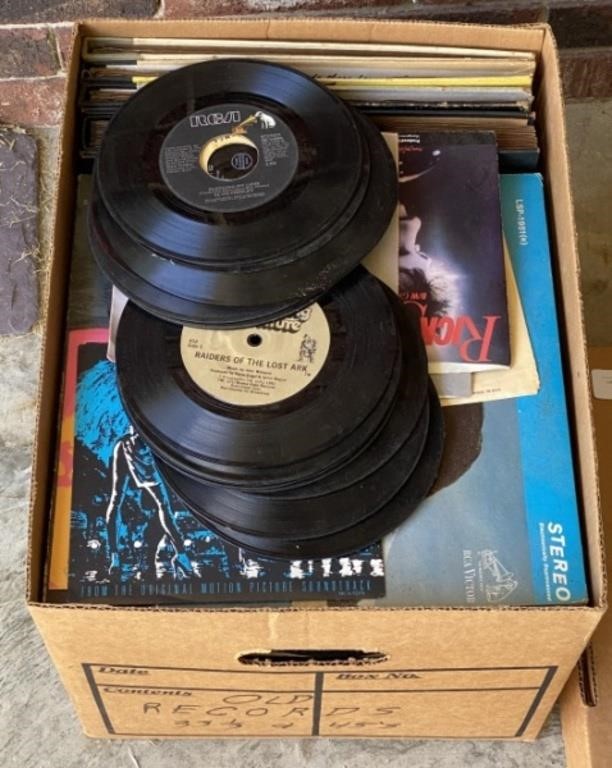 Large Box of Records