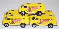 Five Matchbox Superfast No 68-C Chevy Van